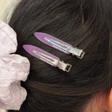 Chrome Hair Clips