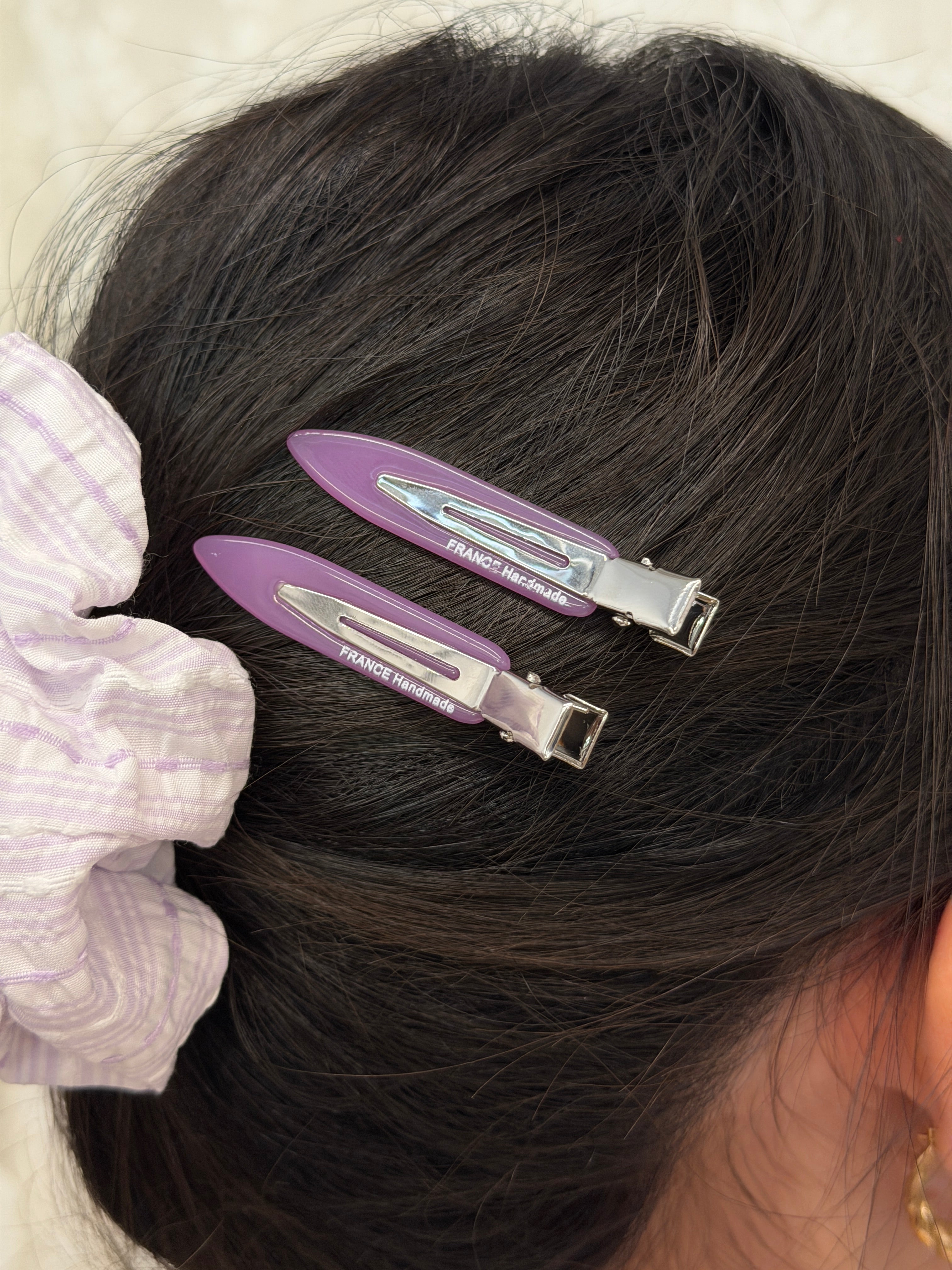 Chrome Hair Clips