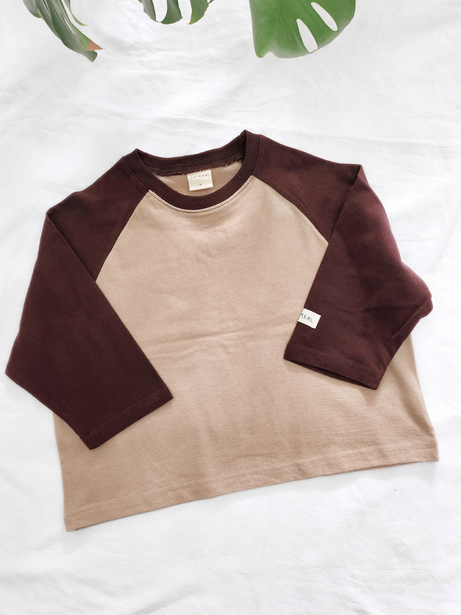 Neutral Raglan Tee