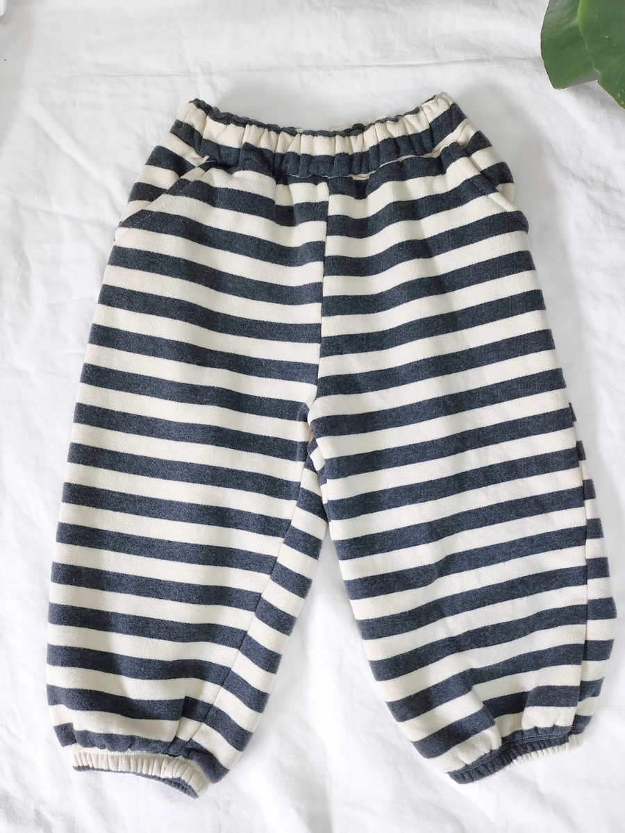 Striped Fleece Joggers