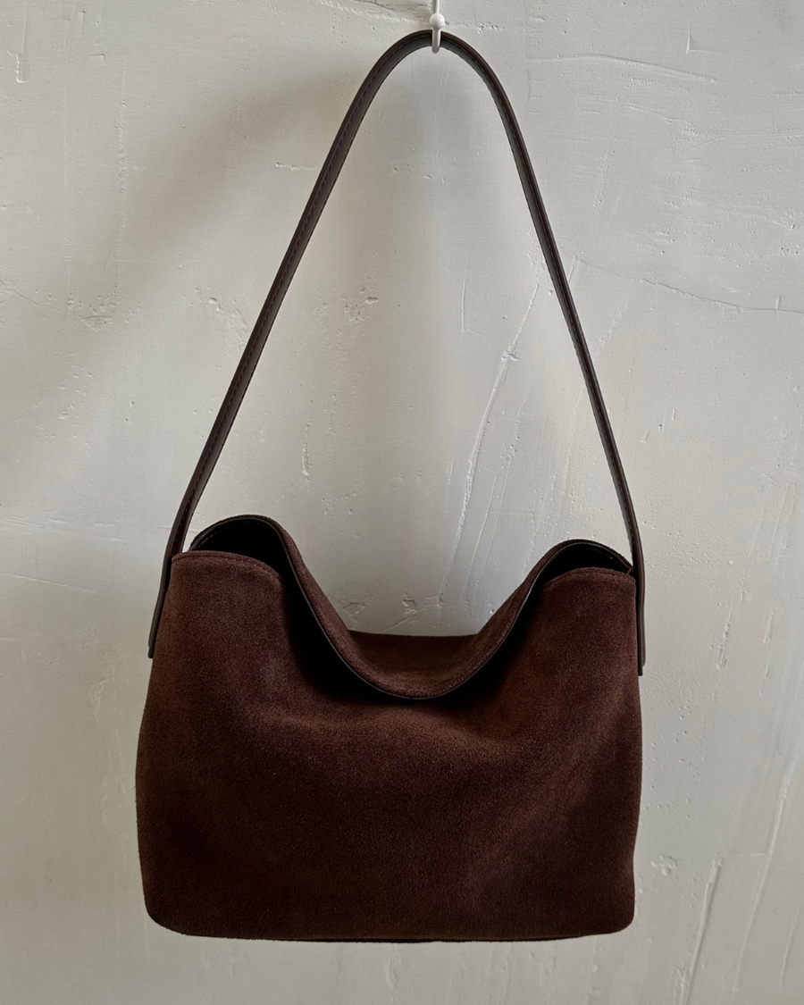 Suede Shoulder Bag – thethingsbetween Suede Shoulder Bag – thethingsbetween