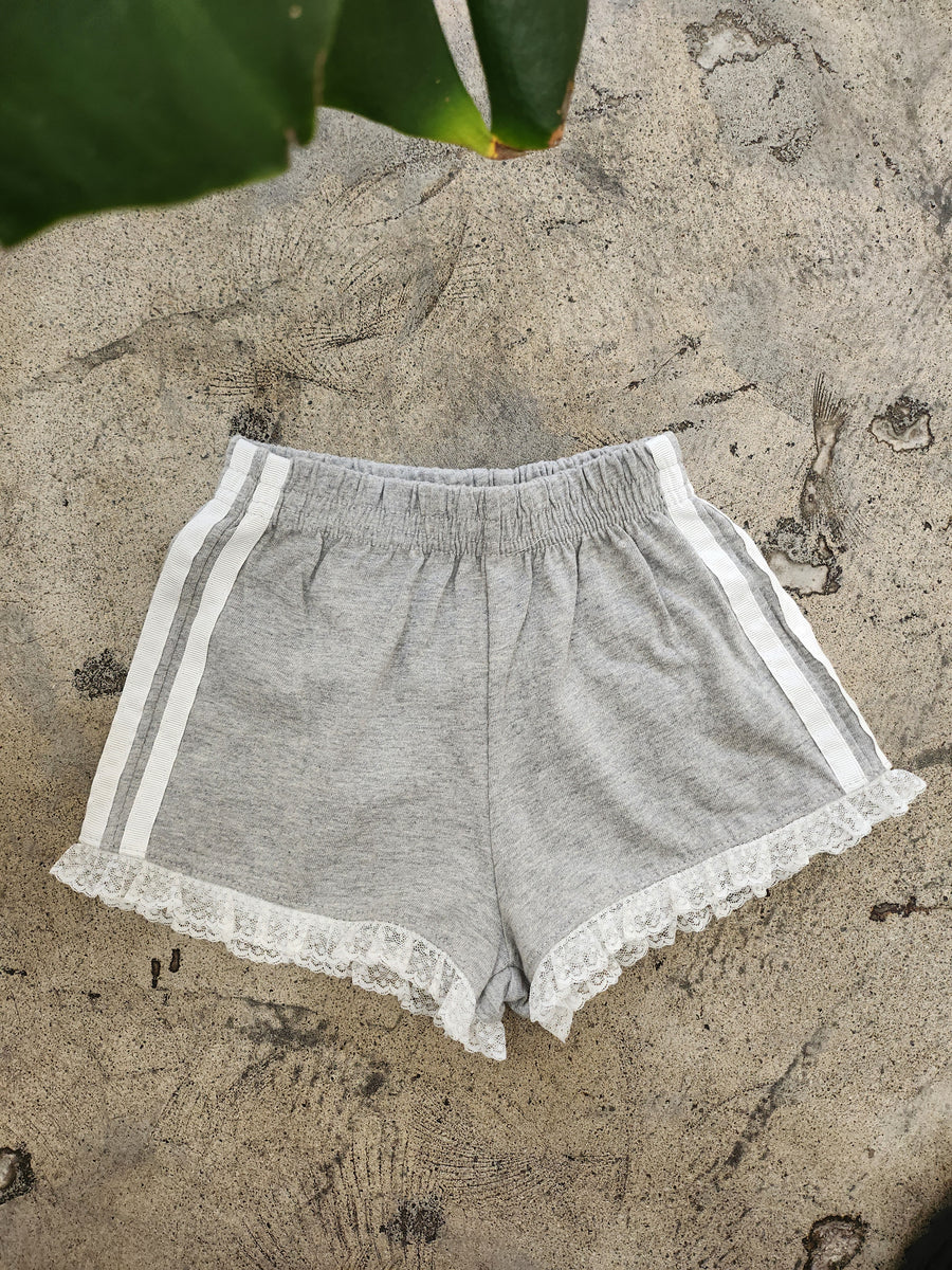 Lace Track Shorts