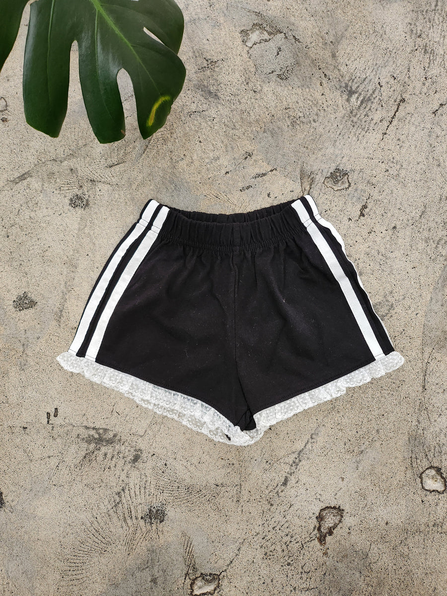 Lace Track Shorts