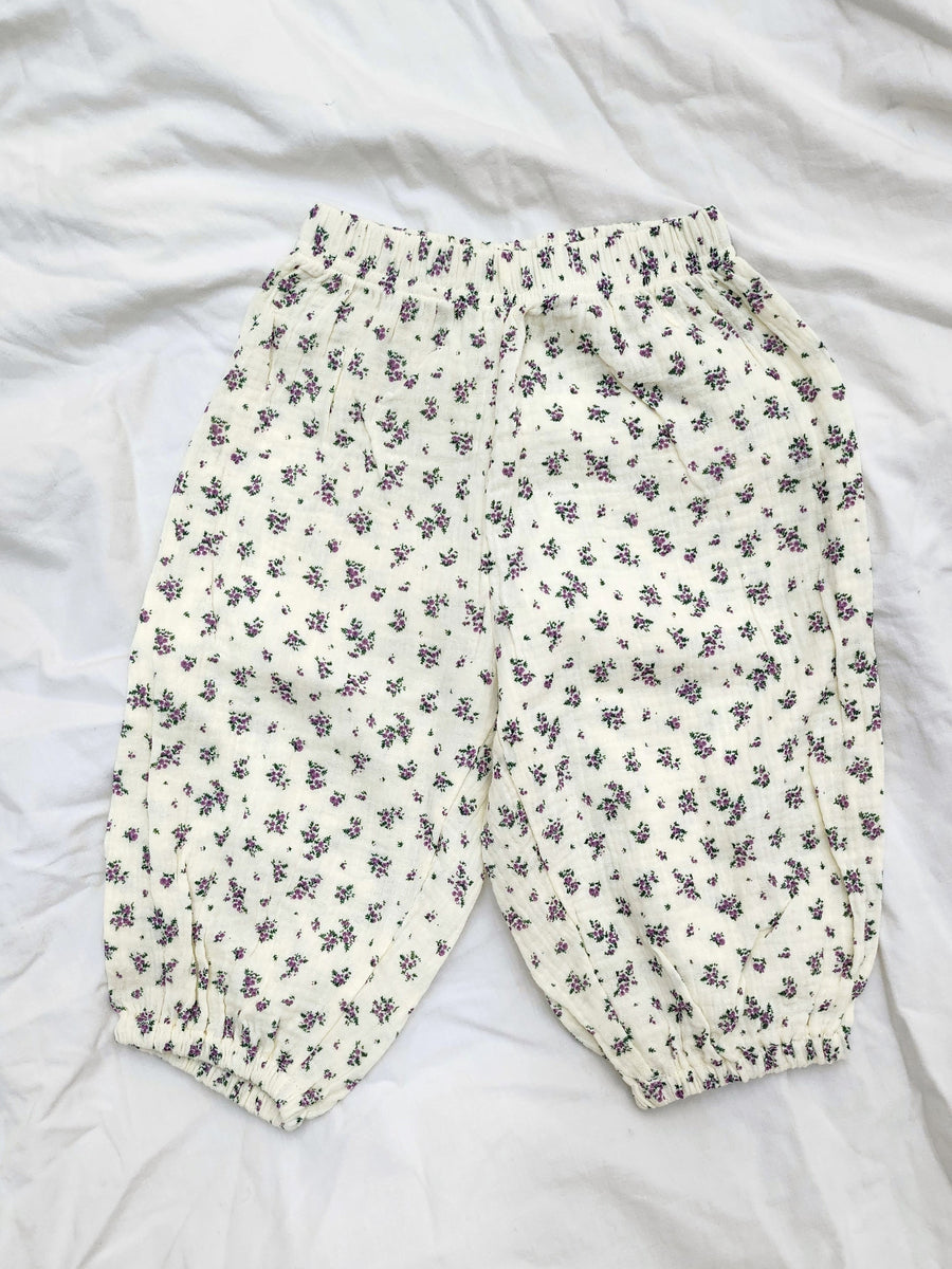 Floral Gauze Pant