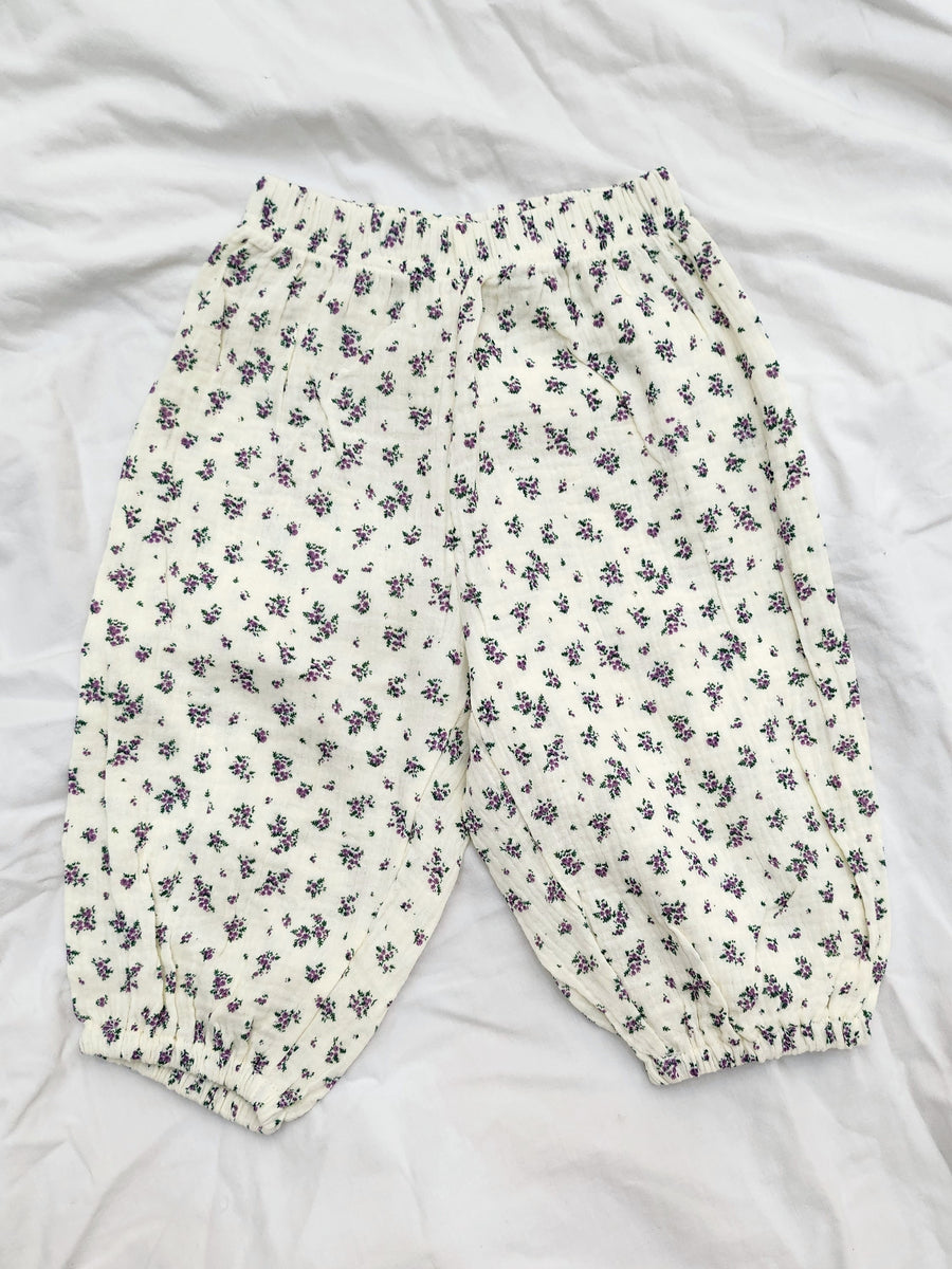 Floral Gauze Pant