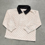 Velvet Polka Dot Polo
