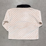 Velvet Polka Dot Polo