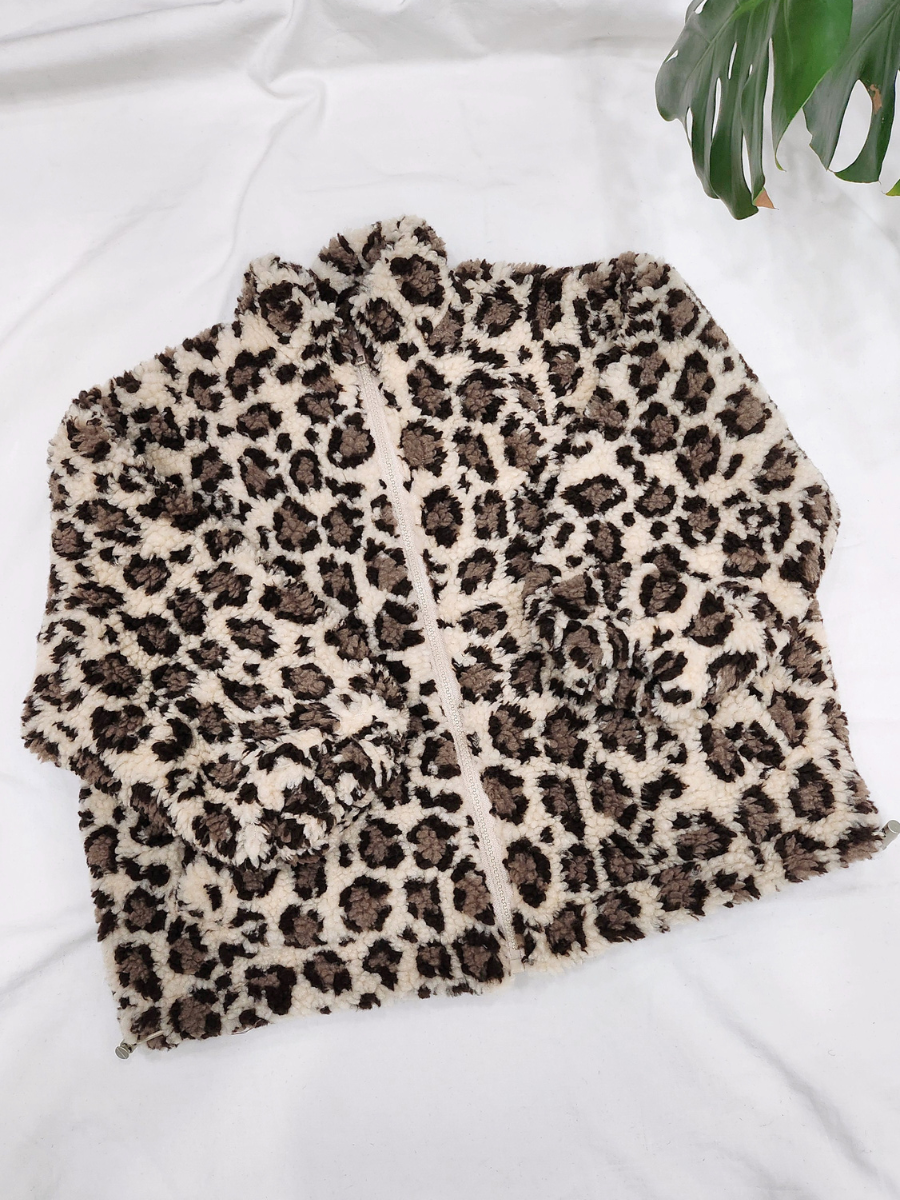 Fleece Leopard Jacket (Mommy & Me)