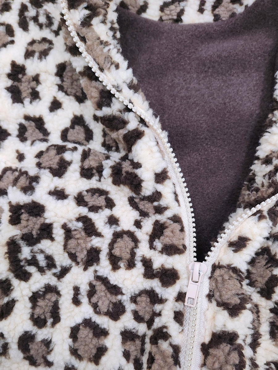 Fleece Leopard Jacket (Mommy & Me)