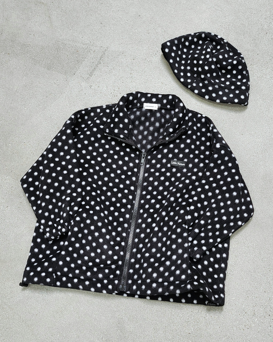 Polka Dot Fleece Jacket