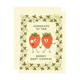 Berry Best Couple Greeting Card
