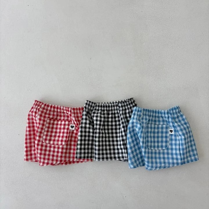 Gingham Shorts