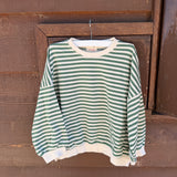 Banana Stripe Sweatshirt