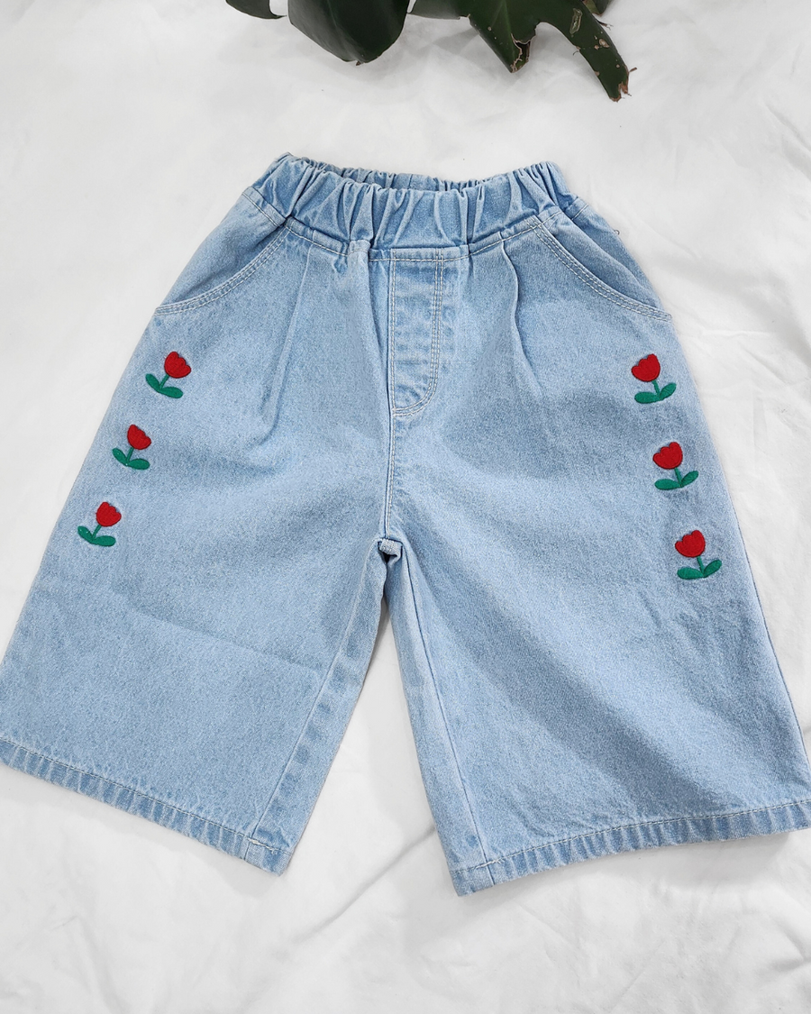 Wide Leg Tulip Jeans