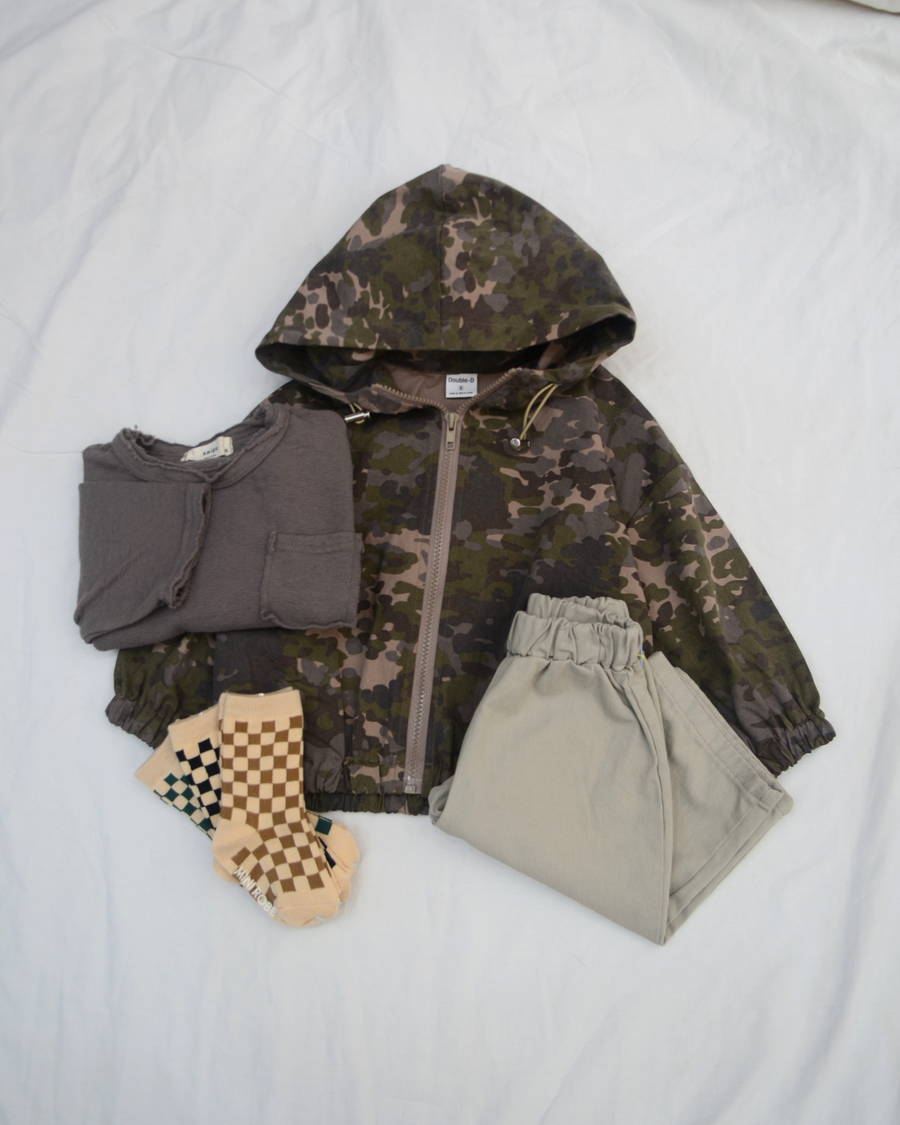 Camo Jacket with Hood