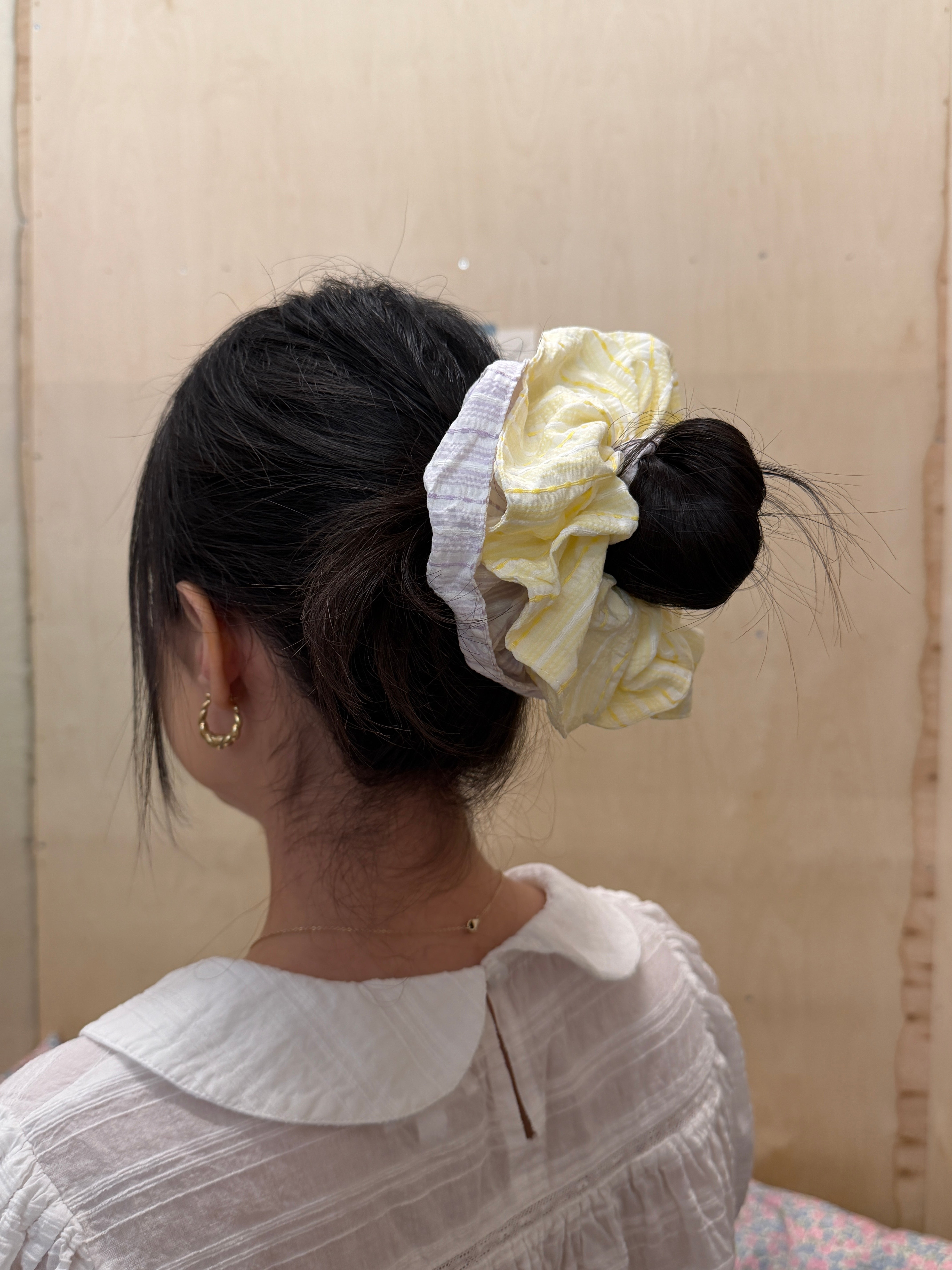 Embroidered Scrunchie