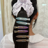 Chrome Hair Clips