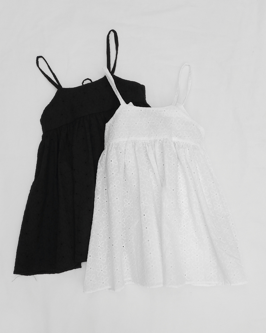 Floral Eyelet Dress