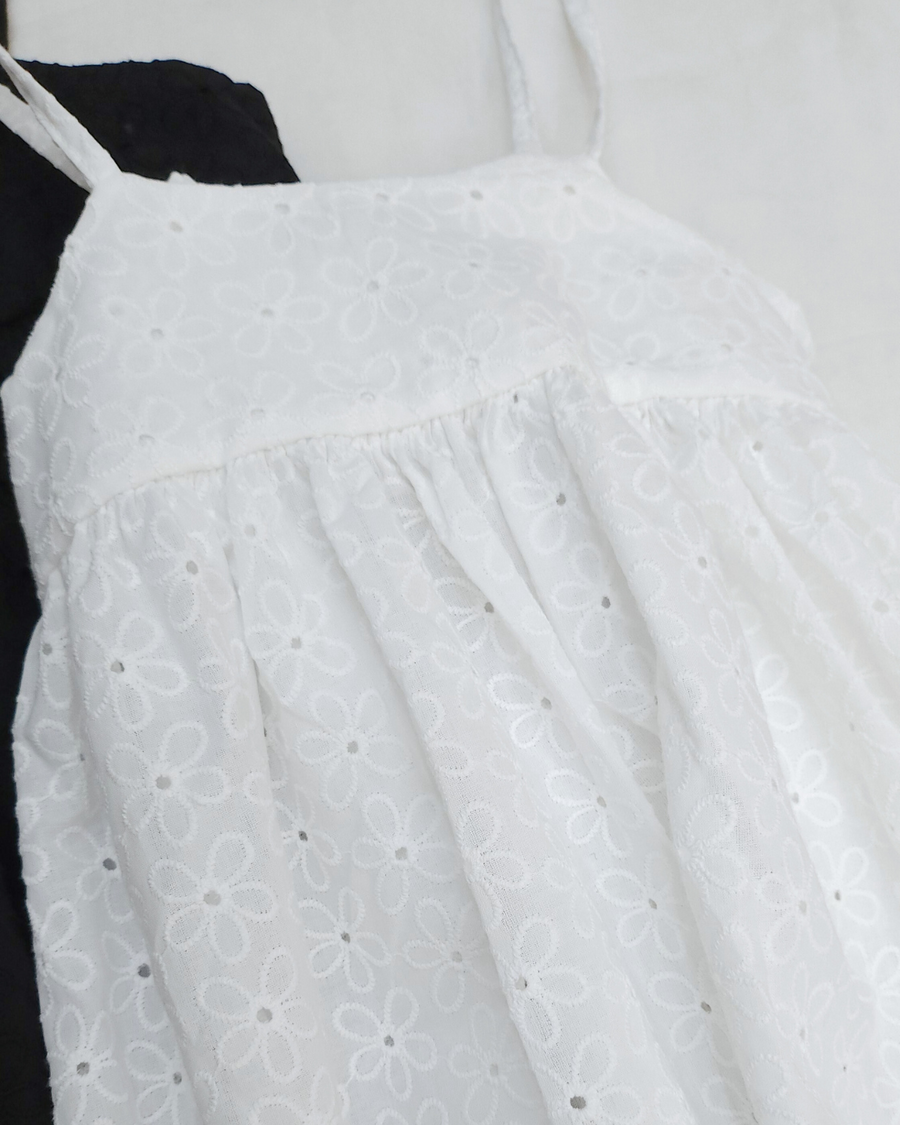 Floral Eyelet Dress