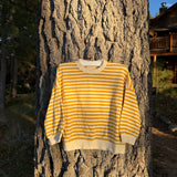 Banana Stripe Sweatshirt