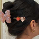 Chocolate Tomato Button Clip