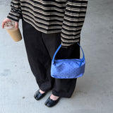 Polka Dot Nylon Shoulder Bag
