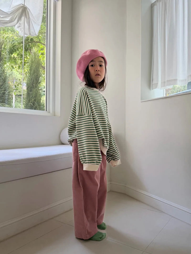 Banana Stripe Sweatshirt