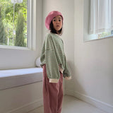 Banana Stripe Sweatshirt