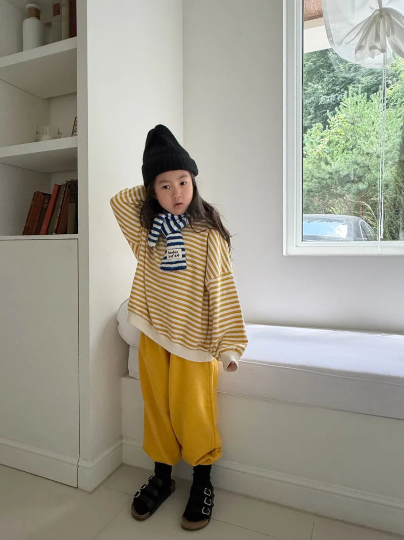 Banana Stripe Sweatshirt