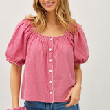 Joey Blouse (matching scrunchie set)