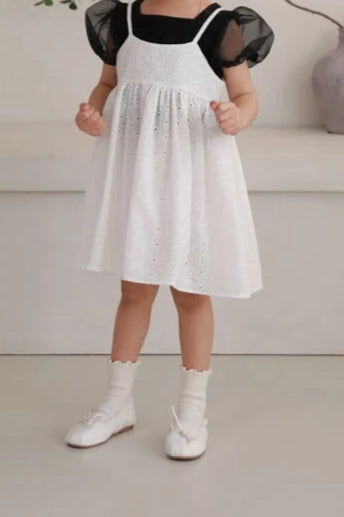 Floral Eyelet Dress