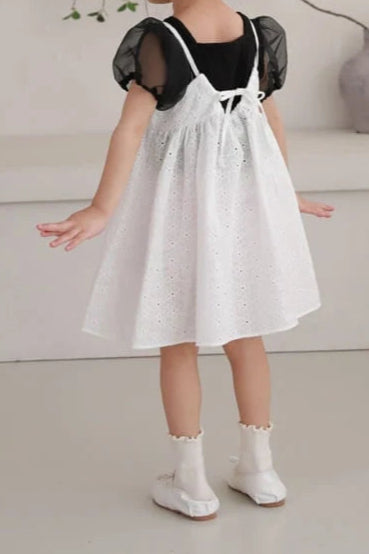 Floral Eyelet Dress
