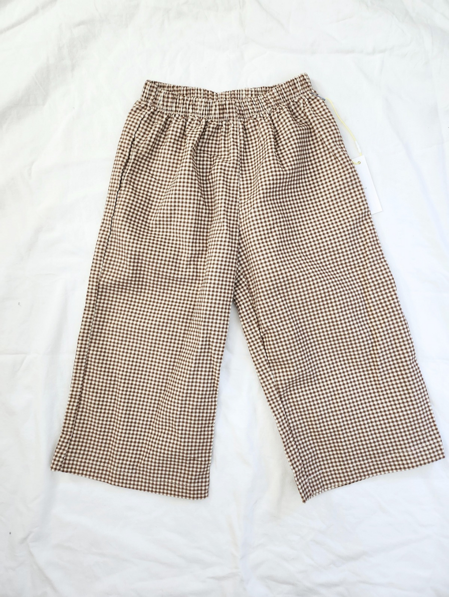 Soft Gingham Pants