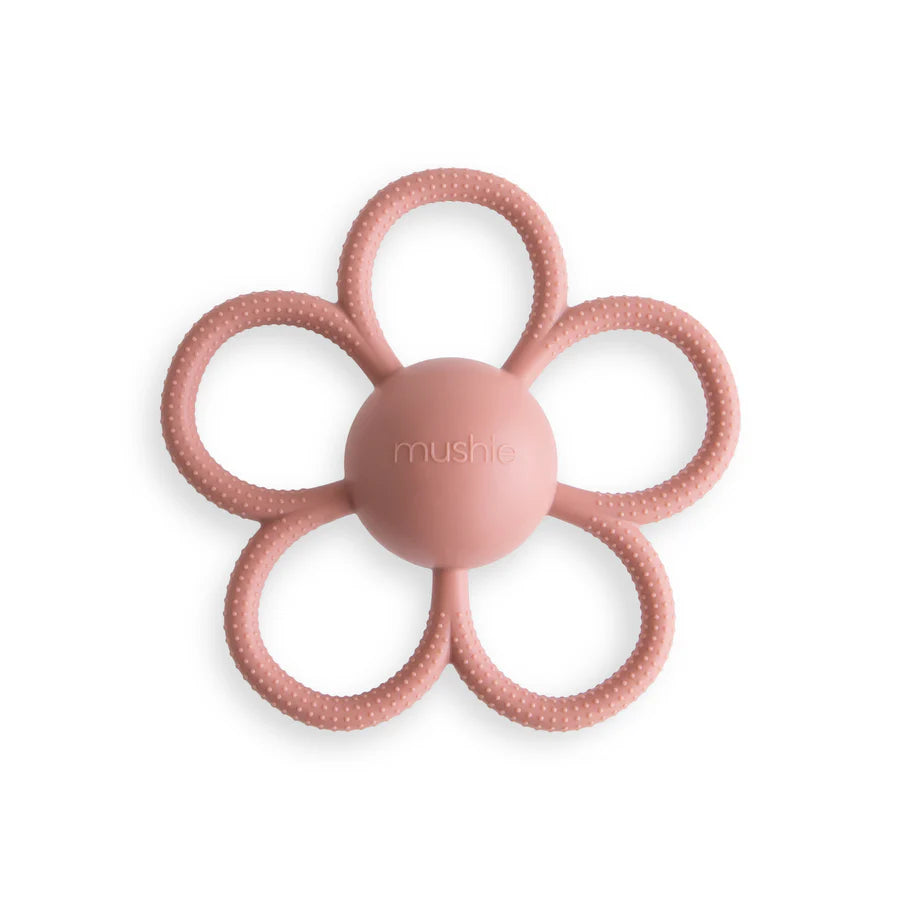Mushie: Daisy Rattle Teether