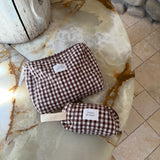 Quilted Makeup Pouch