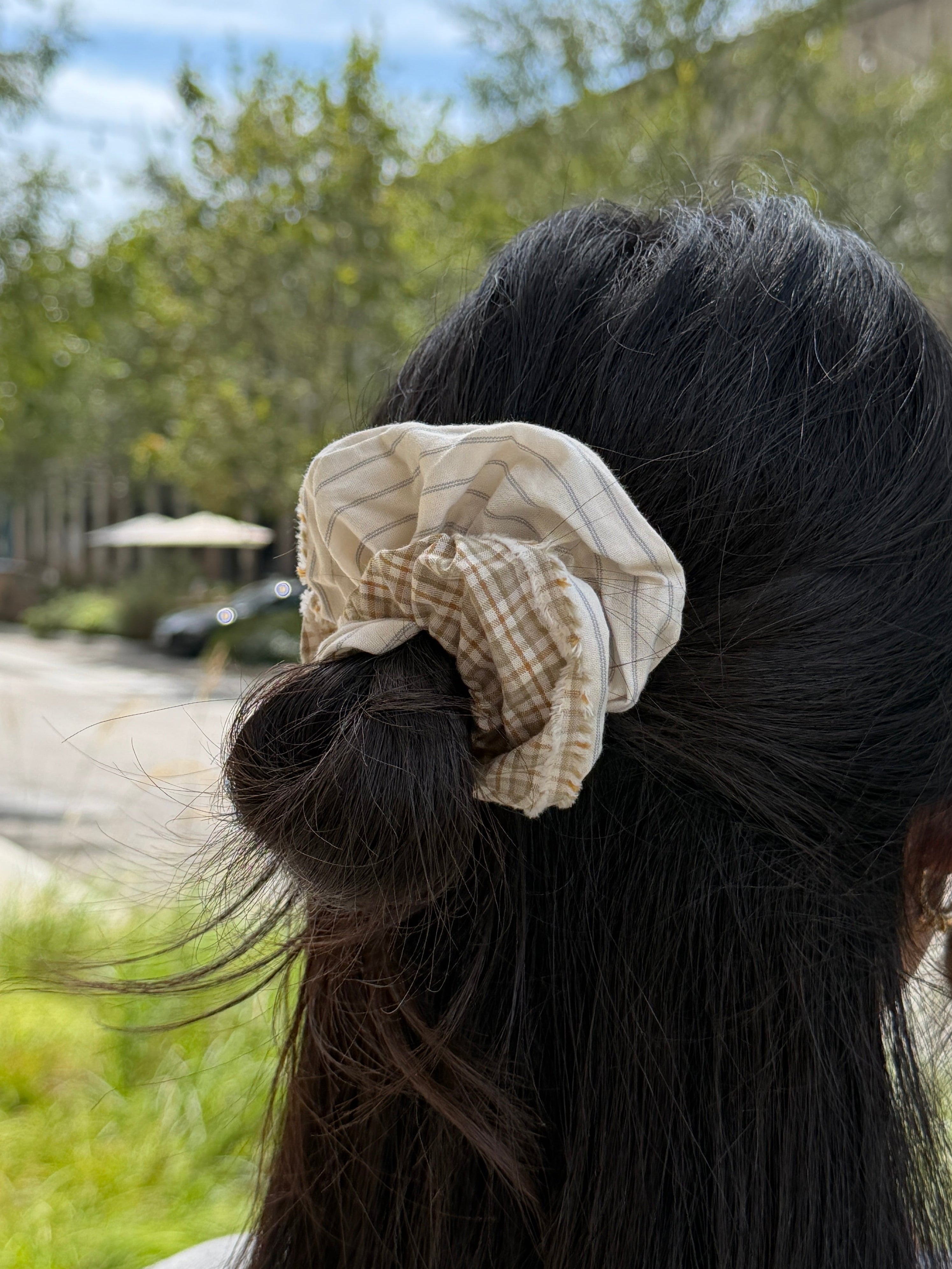 Mismatch Scrunchie