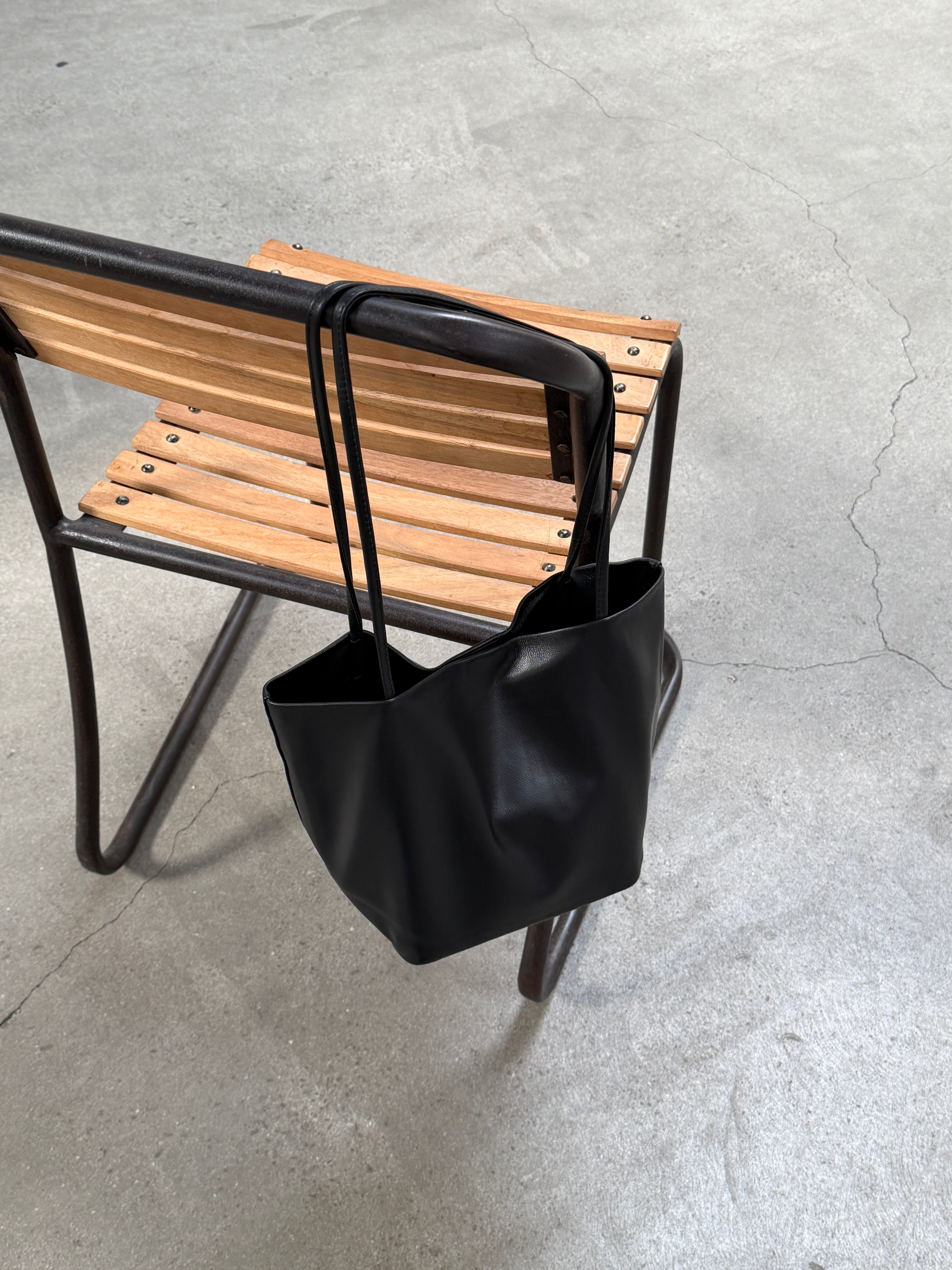 Leather Bucket Bag