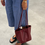 Leather Bucket Bag