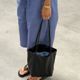 Leather Bucket Bag