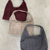 Suede Hobo Bag