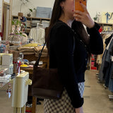 Structured Bucket Bag