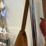 Suede Messenger Bag