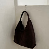 Suede Hobo Bag
