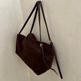Suede Duffel Bag