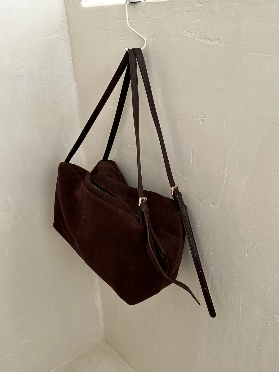 Suede Duffel Bag