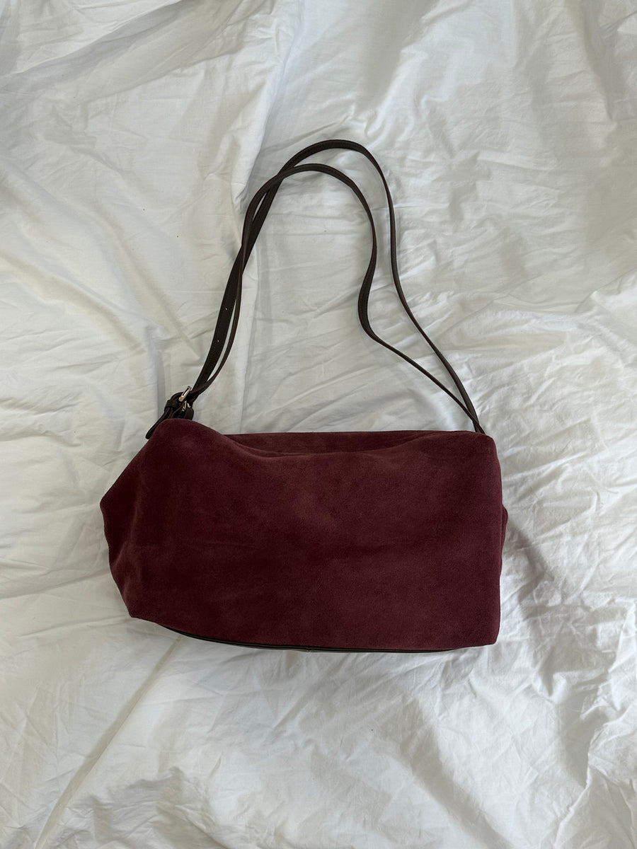 Suede Duffel Bag