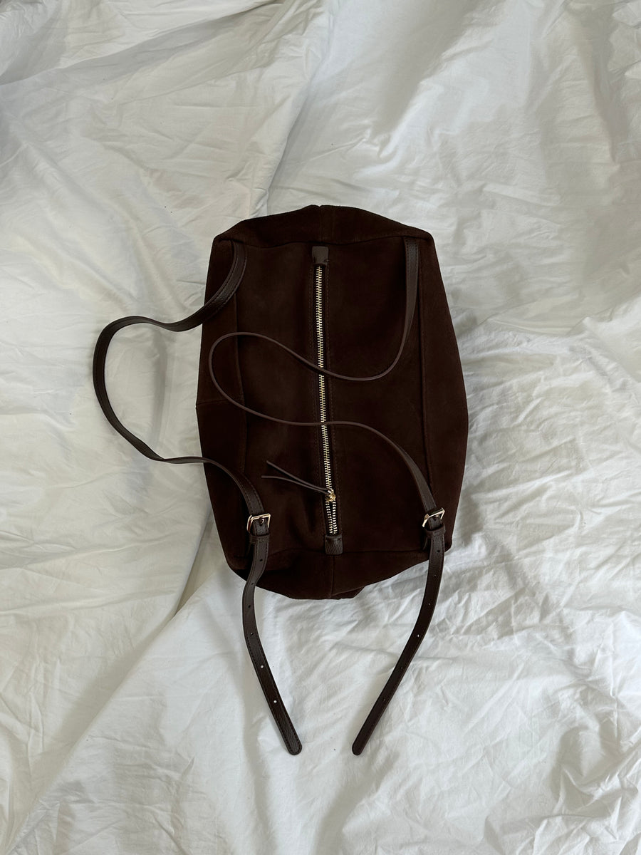 Suede Duffel Bag