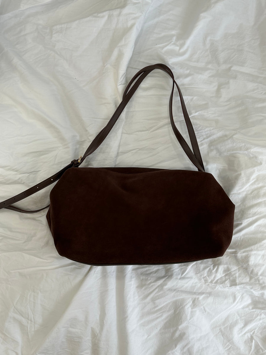 Suede Duffel Bag