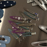 Chrome Hair Clips