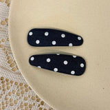 Solid Denim Hair Clip